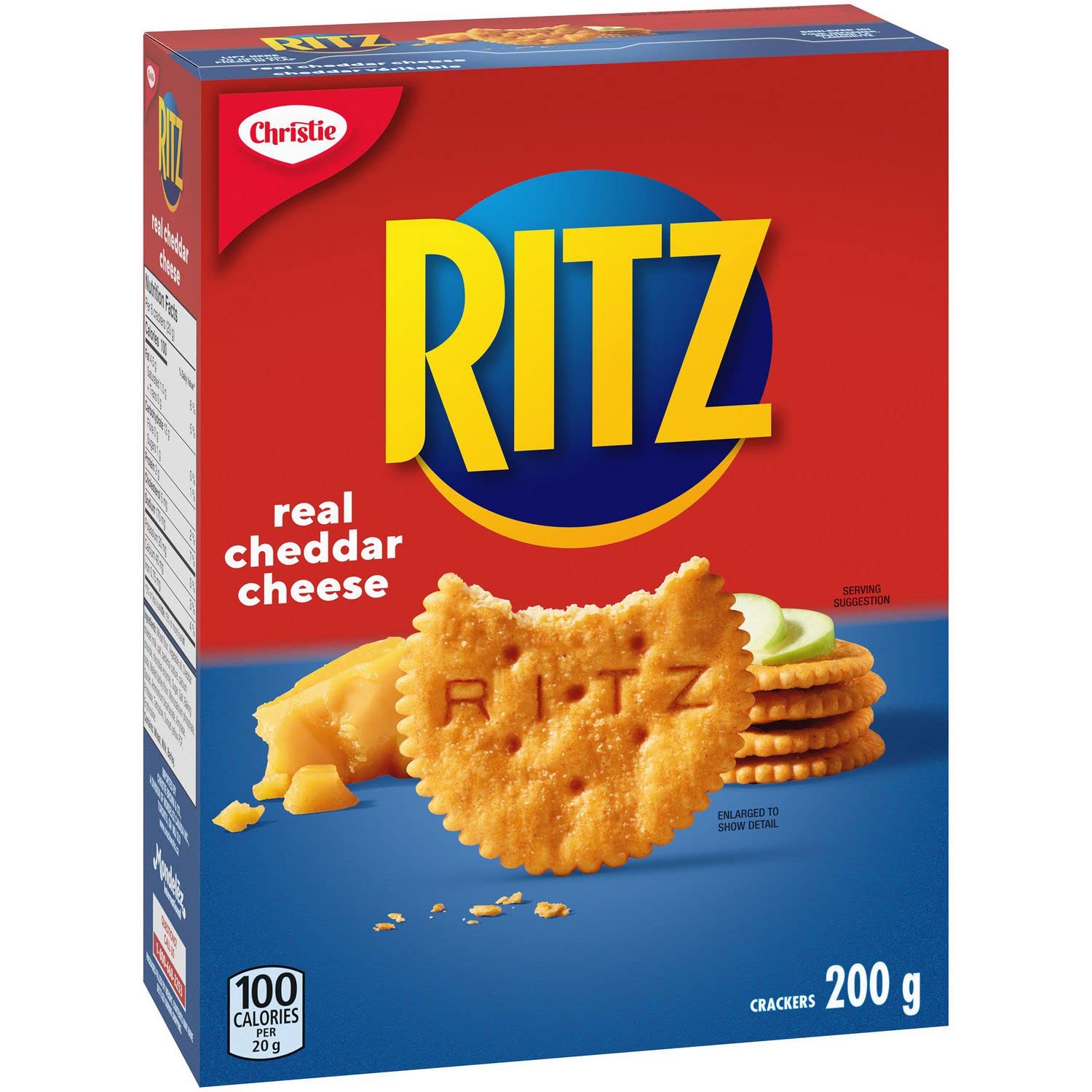 Ritz – Galletas de queso cheddar real, 7.05oz7 onzas (paquete de 6) enviadas desde Canadá