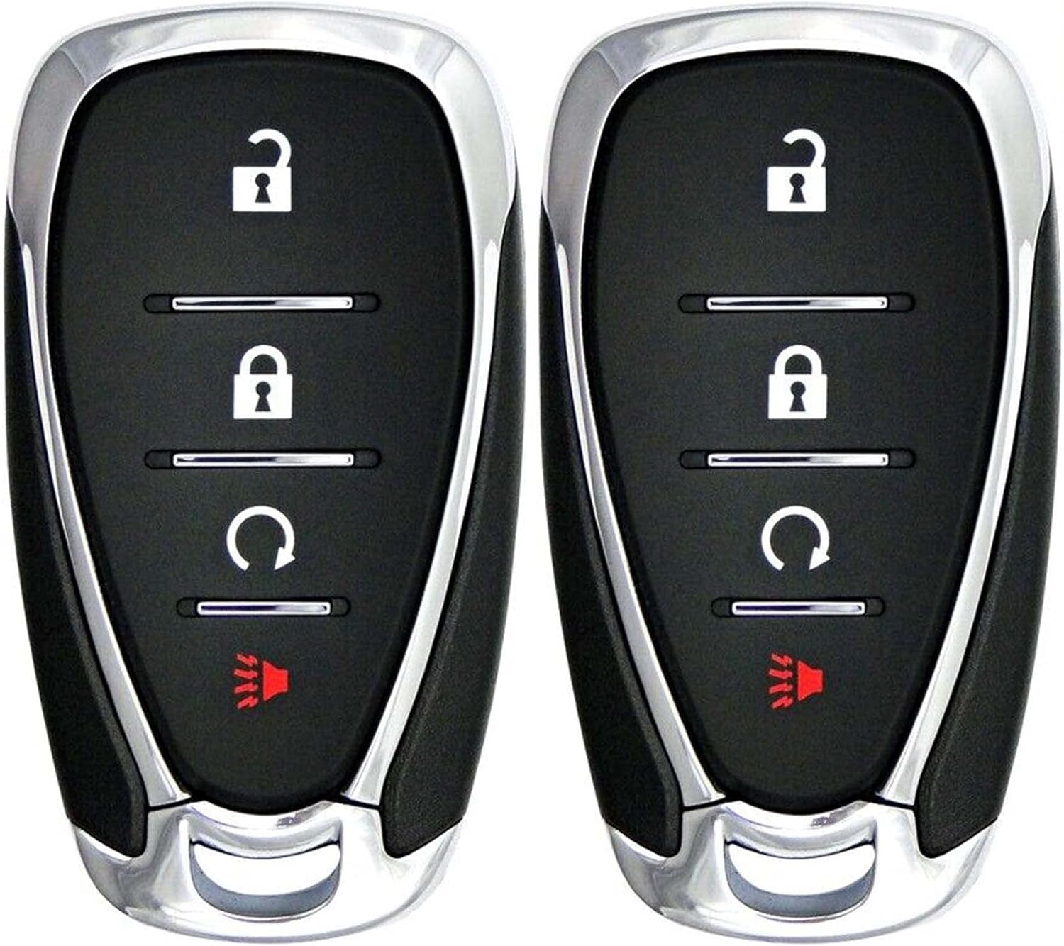 2 llaveros de repuesto sin llave compatibles con vehículos Chevrolet seleccionados. HYQ4AA 315 MHz