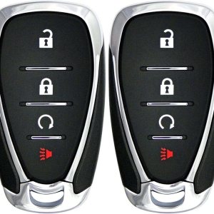 2 llaveros de repuesto sin llave compatibles con vehículos Chevrolet seleccionados. HYQ4AA 315 MHz 2 llaveros de repuesto sin llave compatibles con vehículos Chevrolet seleccionados. HYQ4AA 315 MHz