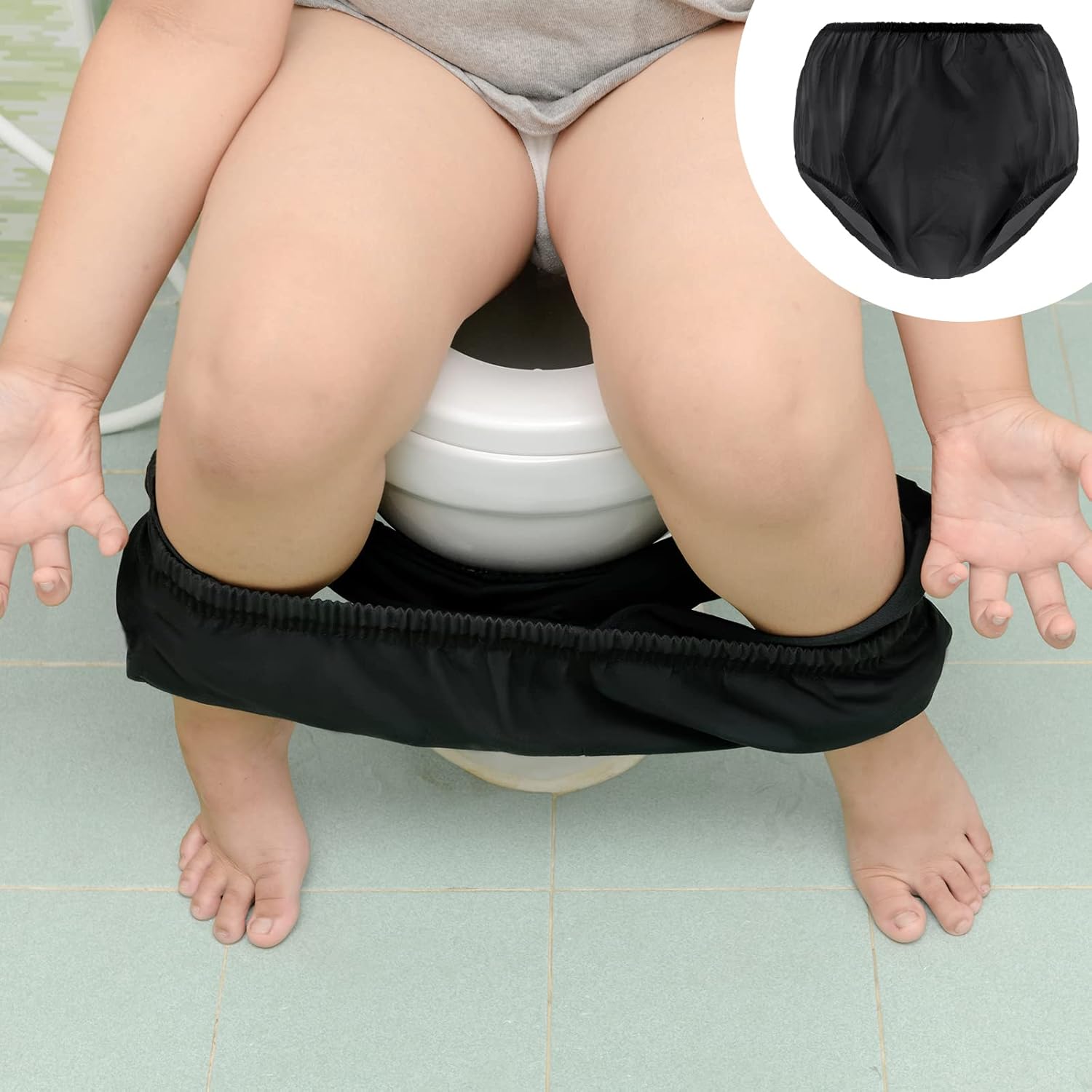 9 piezas de calzoncillos impermeables para incontinencia, pantalones de plástico a prueba de fugas, ropa interior de incontinencia para adultos,