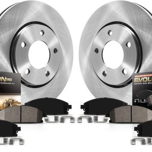 Power Stop KOE1545 Kit de freno de repuesto delantero y trasero Autospecialty – Rotores de freno OE y pastillas de freno de cerámica específico de Power Stop KOE1545 Kit de freno de repuesto delantero y trasero Autospecialty – Rotores de freno OE y pastillas de freno de cerámica específico de