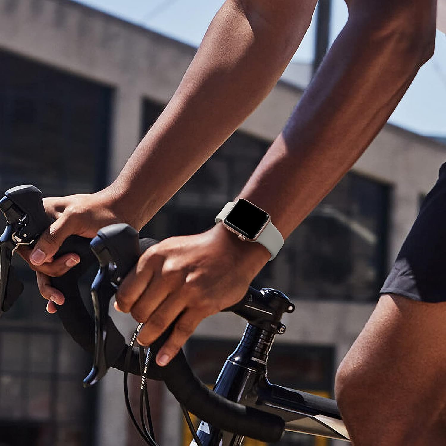 Maledan – Paquete de 6 correas compatibles con Apple Watch de 1.49, 1.57, 1.61, 1.65, 1.73 o 1.77 pulgadas, para mujeres u hombres, correa deportiva