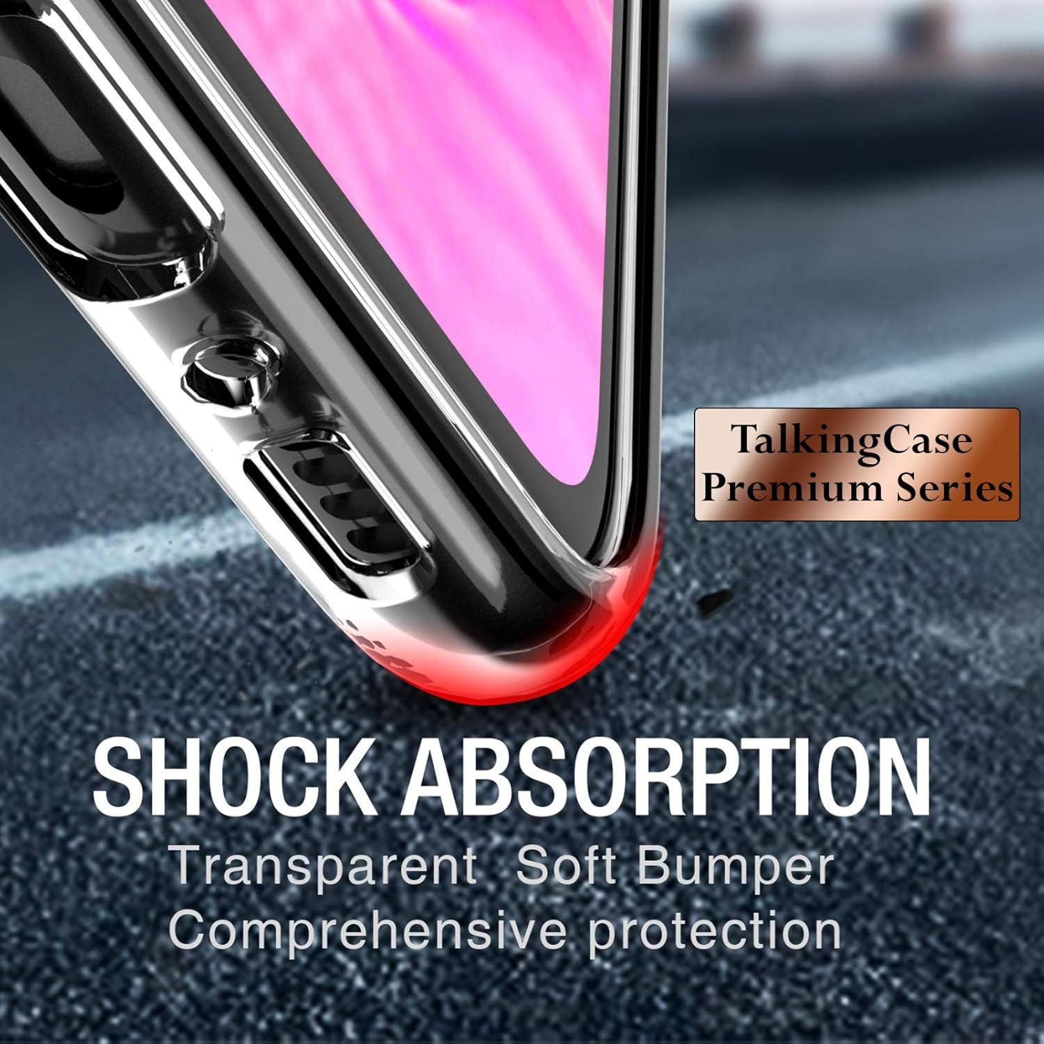 Talkingcase Funda transparente de gel fina para Apple iPhone 11 Pro, estampado de piñas en acuarela, peso ligero, ultra flexible, suave al tacto,