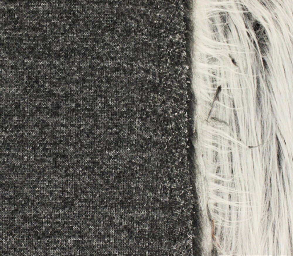 Tela de piel sintética de pelo largo Gorilla Grey Frost  60 pulgadas de anchovendido por The Yard