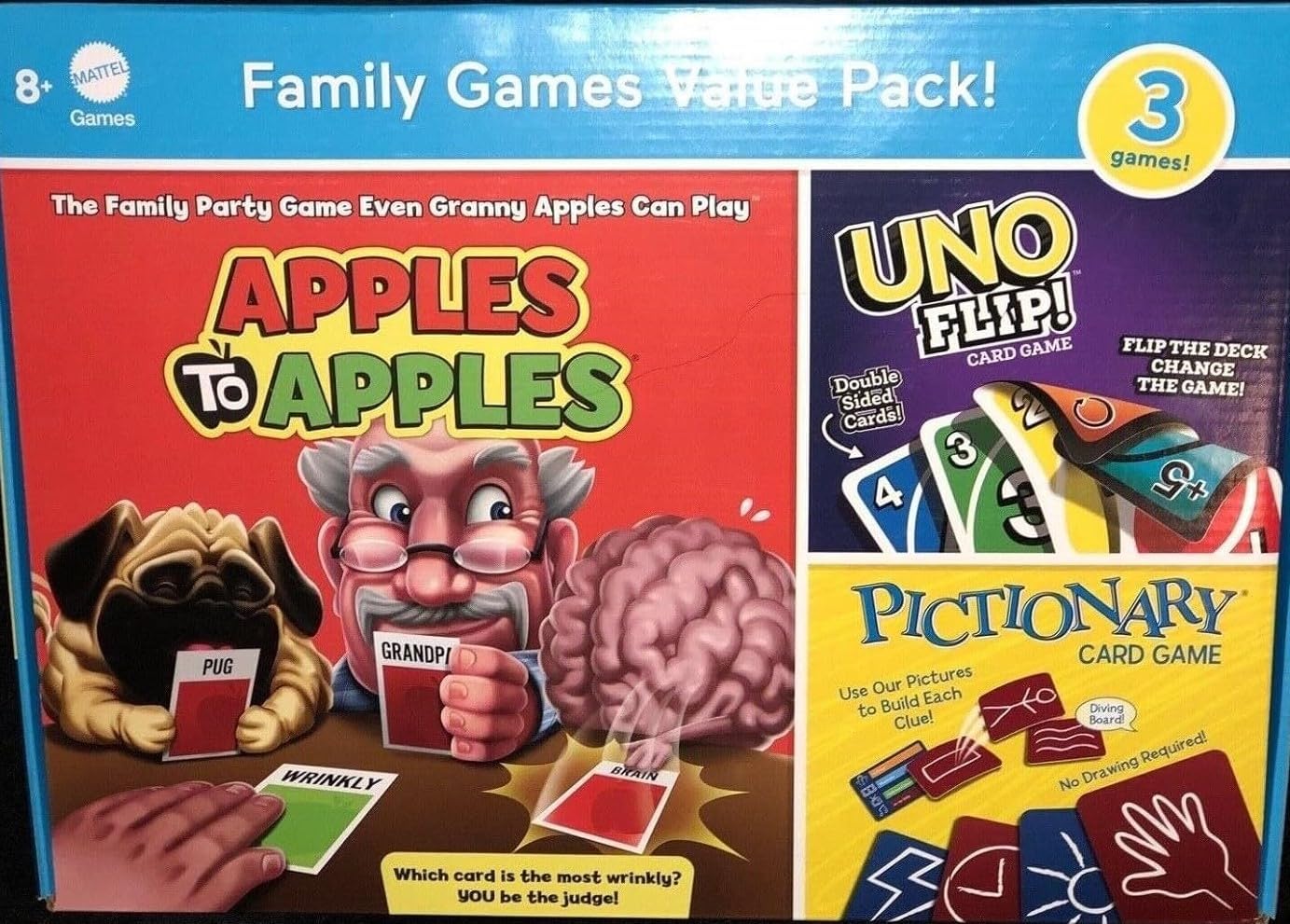 Mattel DP Kid Games Value Pack (Apple a Apple,