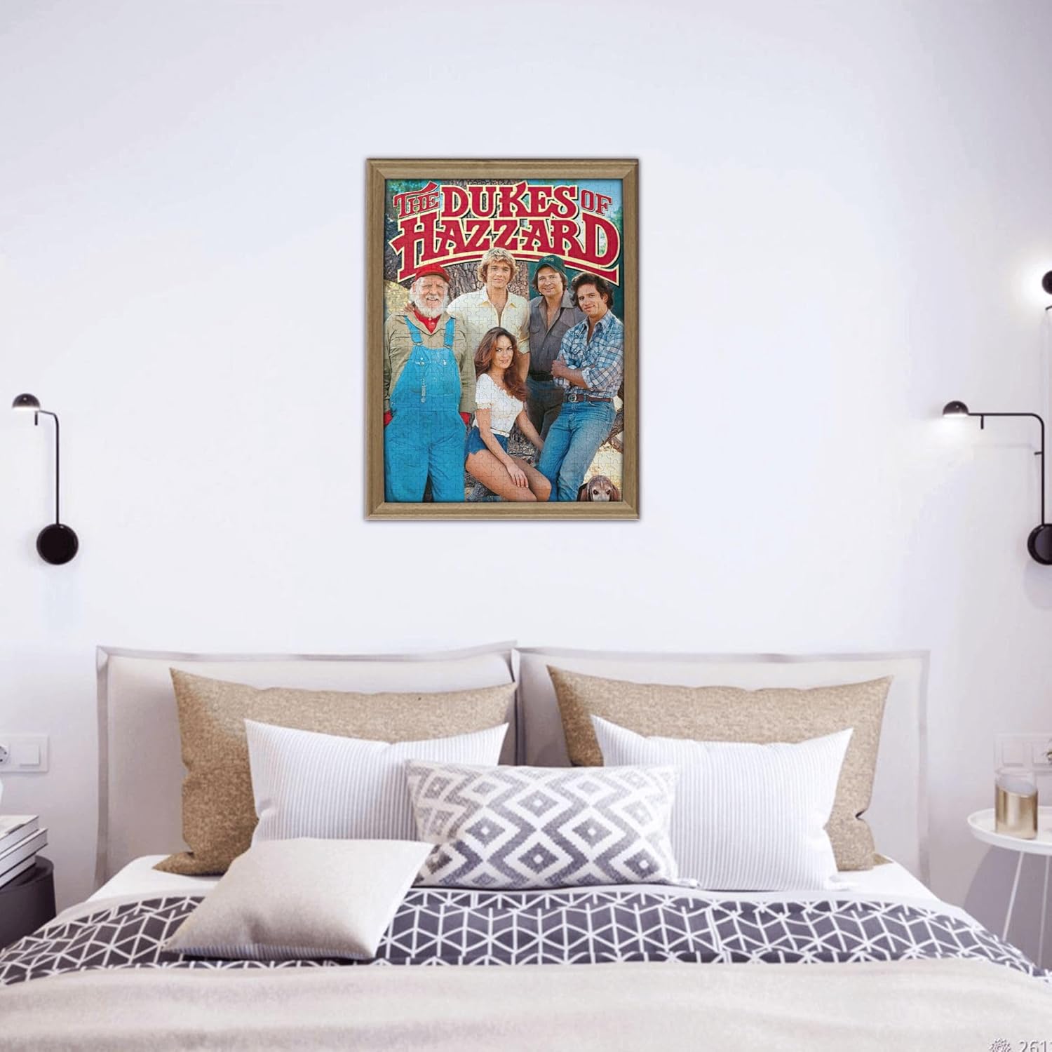 The Action Dukes Comedy of TV Hazzard – Rompecabezas casual divertido de 500 piezas para adultos, juegos, rompecabezas de madera de 500 piezas con