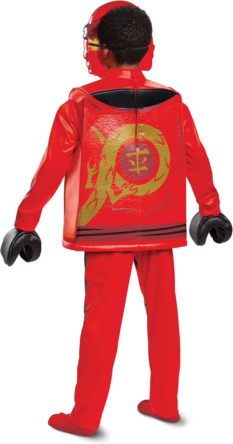 Disfraz de Kai para niños, Lego Ninjago Legacy de lujo