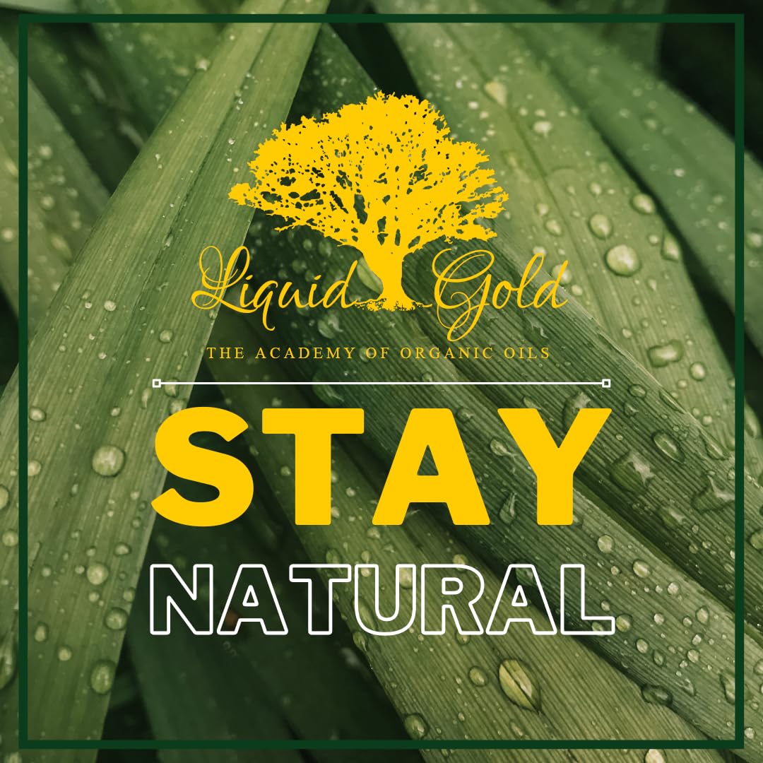 Liquid Gold Inc – 8 oz – Aceite de infusión de hierbas de caléndula prémium – Cuidado corporal orgánico puro y natural para la piel