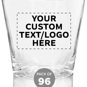 Vasos de whisky con logotipo personalizado, 12 onzas, juego de 96, paquete personalizado a granel, perfecto para whisky, bourbon, cóctel, Vasos de whisky con logotipo personalizado, 12 onzas, juego de 96, paquete personalizado a granel, perfecto para whisky, bourbon, cóctel,