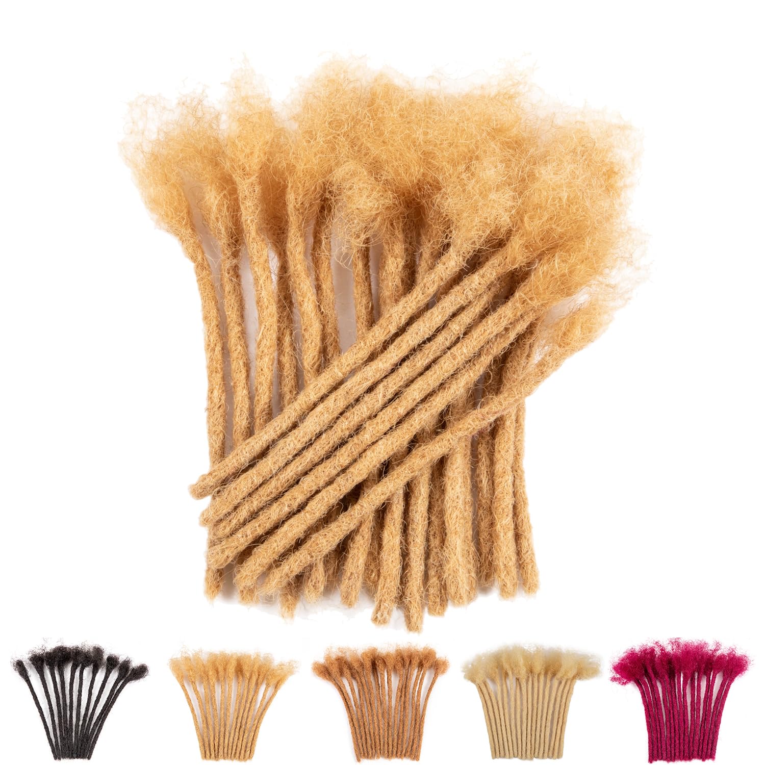 Teresa – Extensión de cabello humano de 4 pulgadas de ancho, color rubio miel #27, 10 hebras, extensiones permanentes que se pueden teñir y