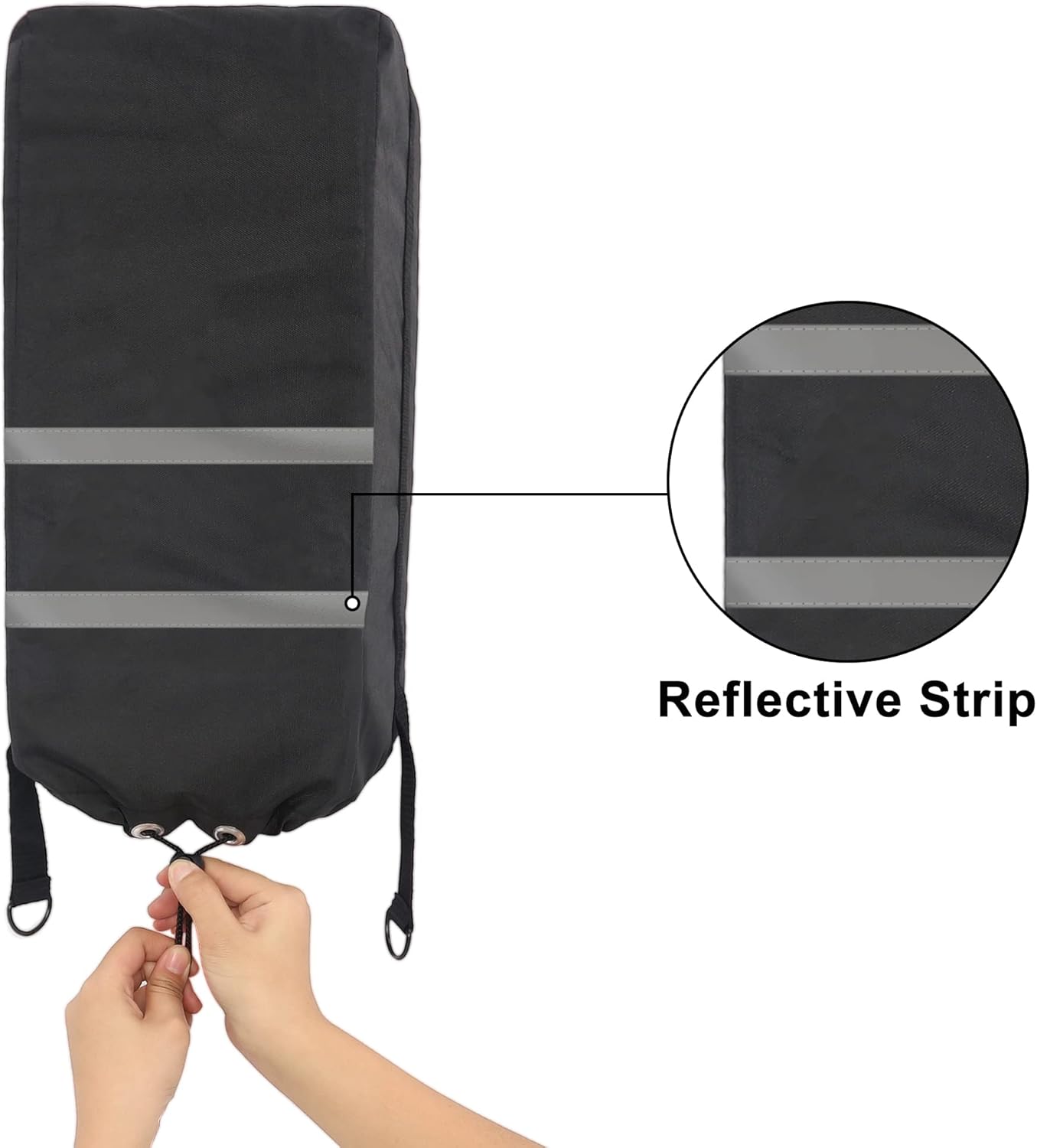 Cubierta para gato eléctrico, 600D, resistente, impermeable, para remolque, universal, para caravana, viaje, remolque, cubierta protectora (18