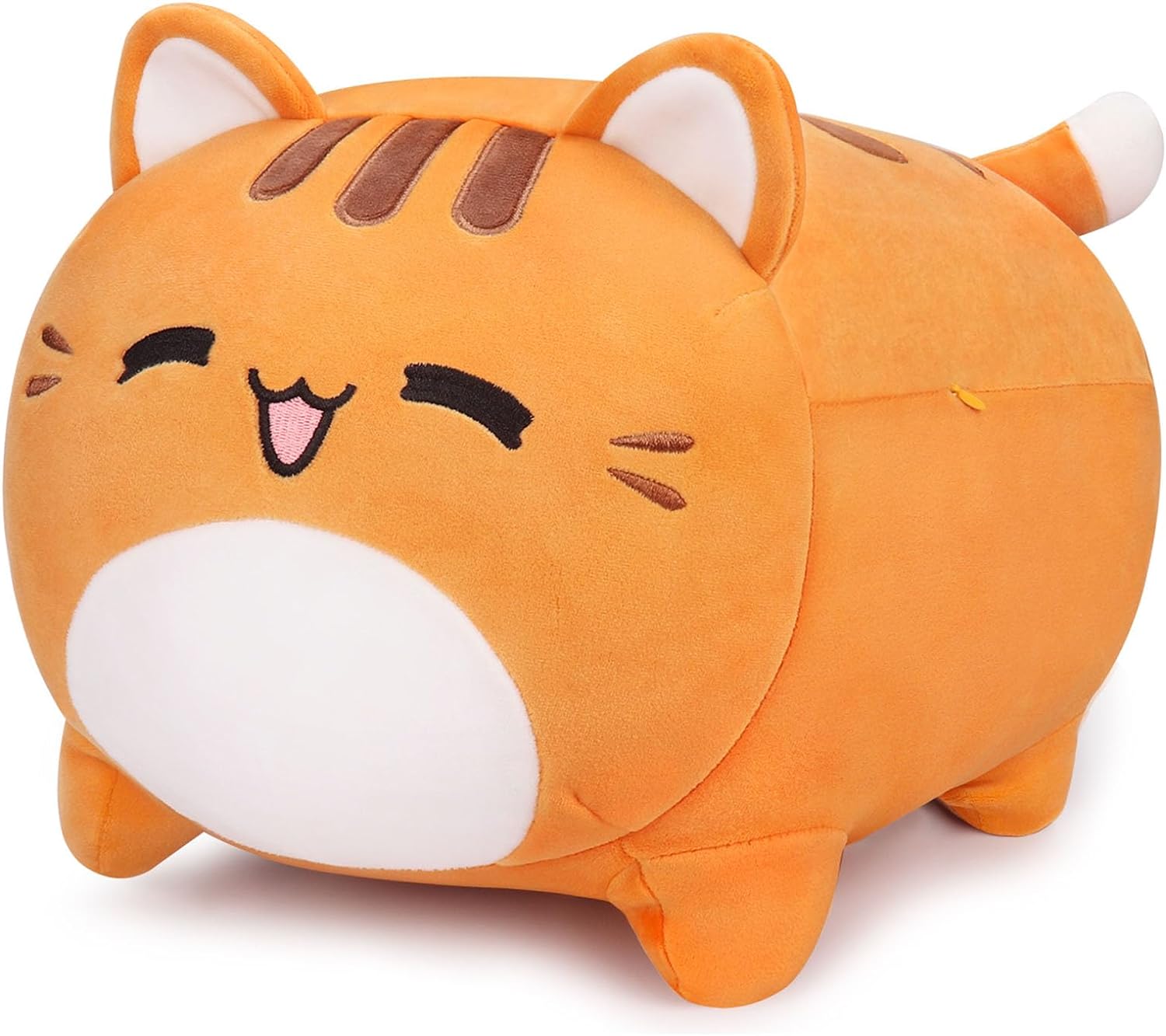 Auspicious beginning Animal de peluche de gato naranja de 16 pulgadas, juguete de peluche kawaii de gato, peluche suave Kawaii de peluche para