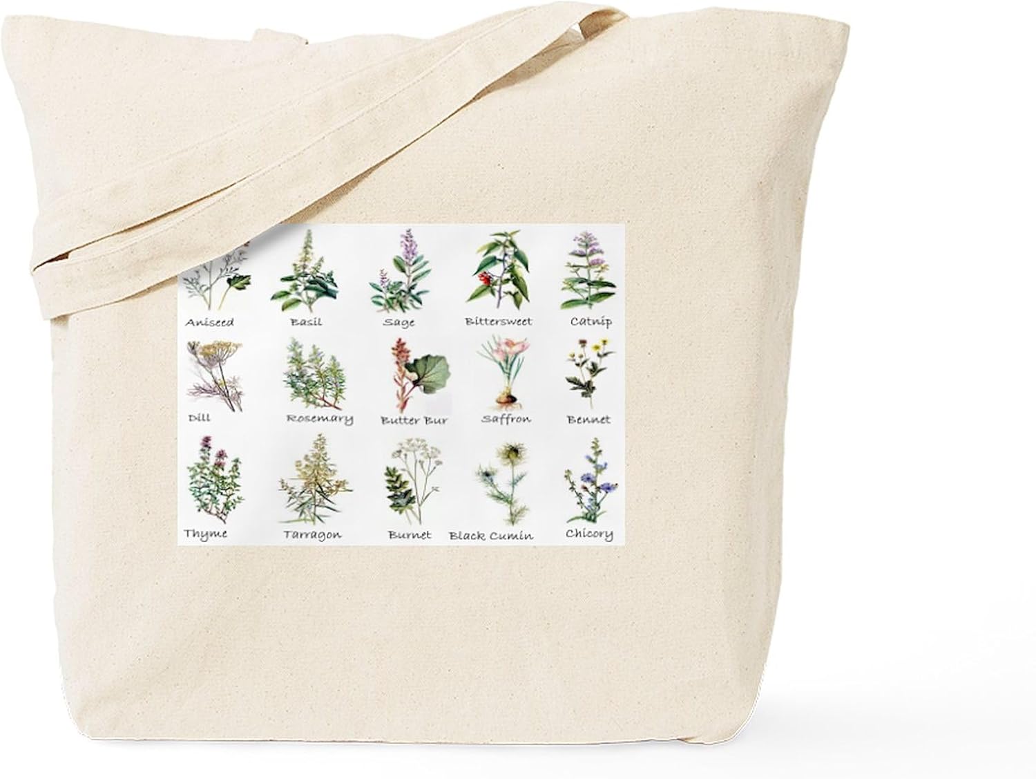 CafePress Bolsa de asas de lona natural, bolsa de compras de tela
