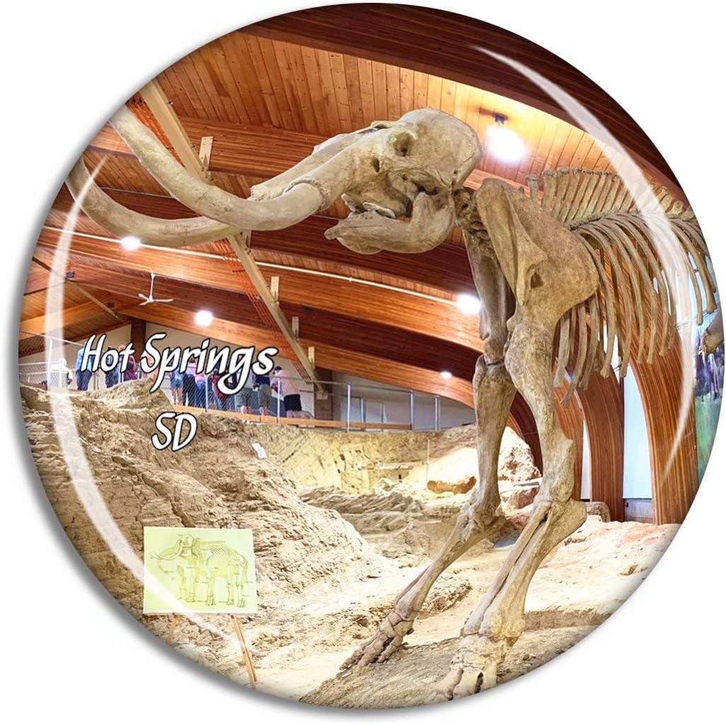 Imán para nevera con diseño de Mammoth South Dakota de Estados Unidos