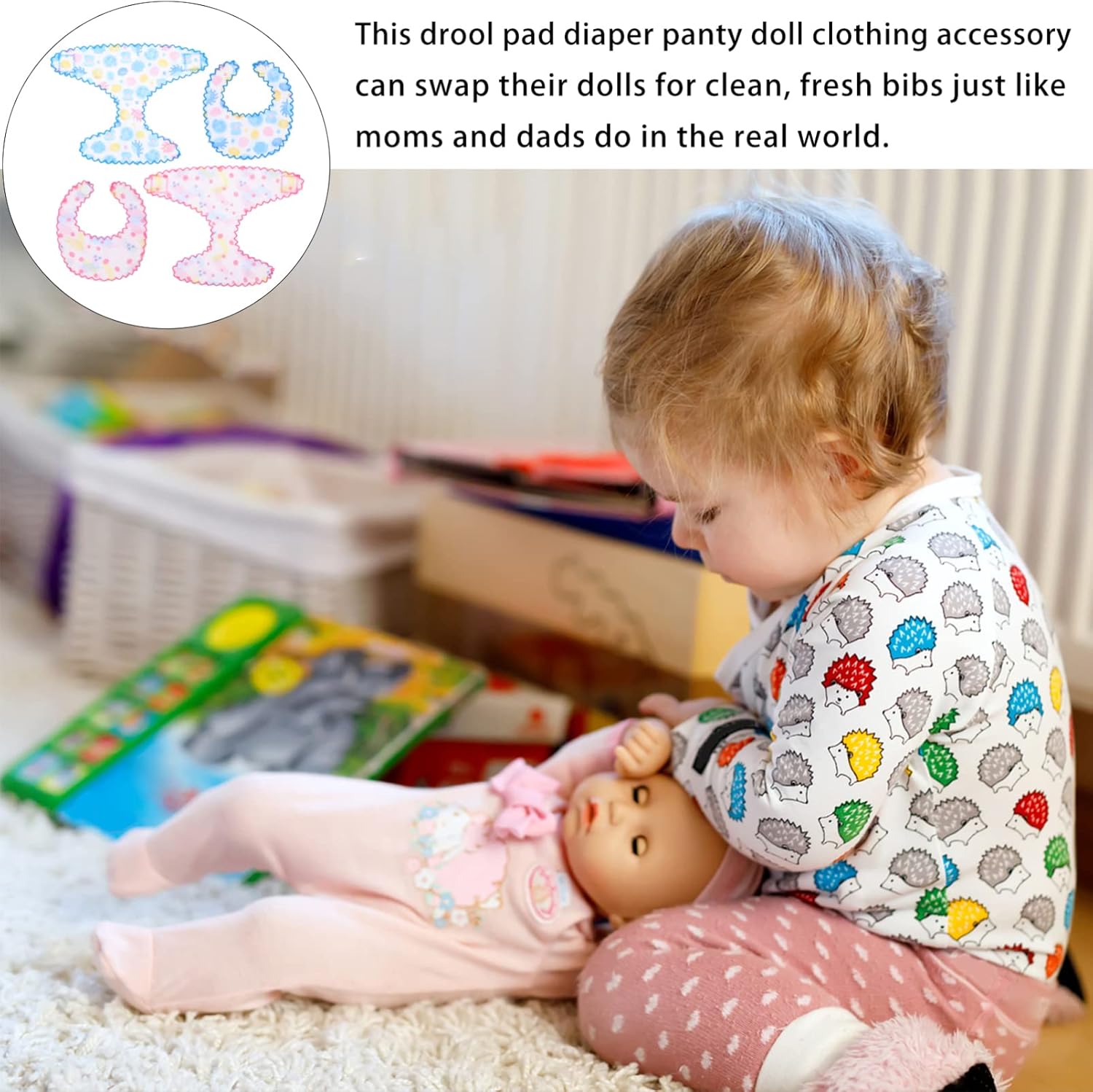 Gadpiparty 2 Conjuntos de ropa para muñecas Ropa interior para muñecas DIY Accesorios para muñecas Ropa interior para niños recién nacidos, ropa