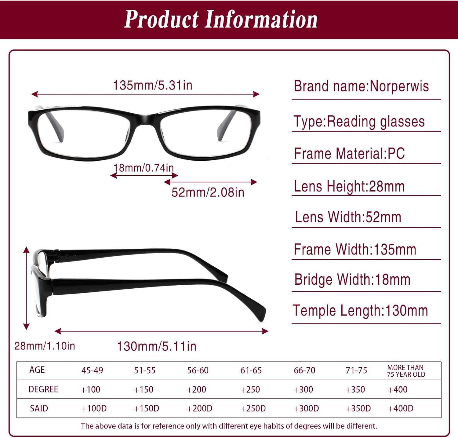 Kerecsen Gafas de lectura, 5 pares de lectores de moda para mujer, bisagra de resorte con patrón impreso, anteojos para mujer (mezcla de colores -4,