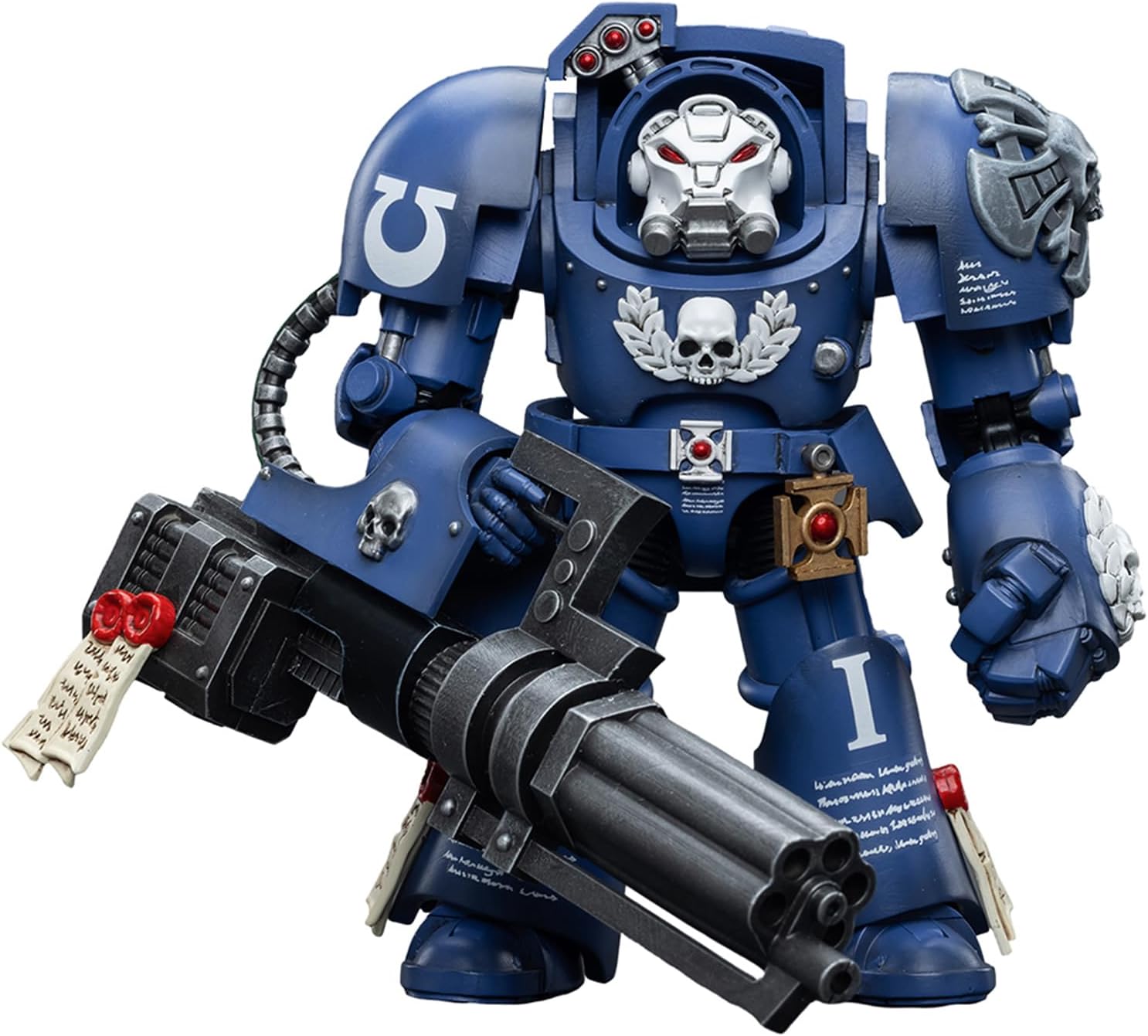 Pipigirl JoyToy – Kit de figuras de acción de 40 K Space Marine con licencia 118 de soldado, ultramarines Terminators Brother Orionus, modelos de 4