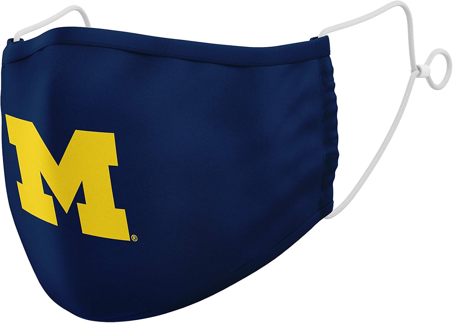 Top of the World NCAA Michigan Wolverines – Máscara facial unisex con icono de color del equipo, Michigan Wolverines azul marino