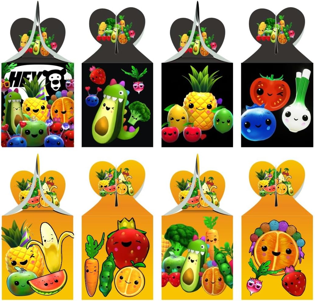 humicide 12 cajas de regalo de frutas sensoriales de Hey Bear, suministros de fiesta de cumpleaños sensoriales de Hey Bear para decoraciones de