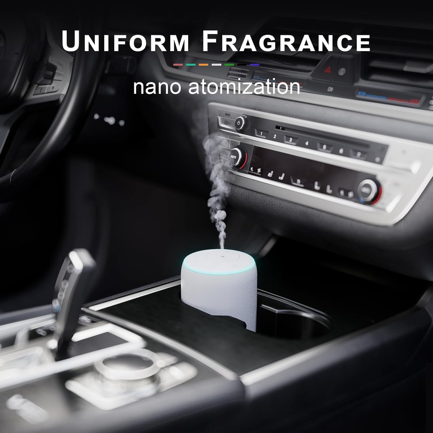 Difusor sin agua inalámbrico para automóvil para aceites esenciales, difusores de niebla de aroma para habitación grande, difusor de aceite portátil