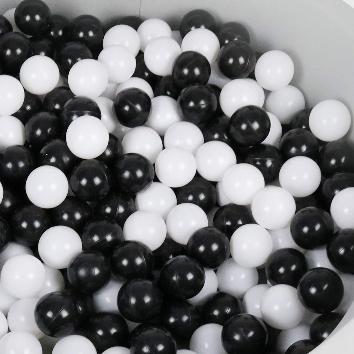 Paquete de 50 bolas de bolas, 2.2 pulgadas2.2 in, sin BPA, bolas de plástico a prueba de aplastamiento, sin ftalatos, juguetes para niños y niñas,