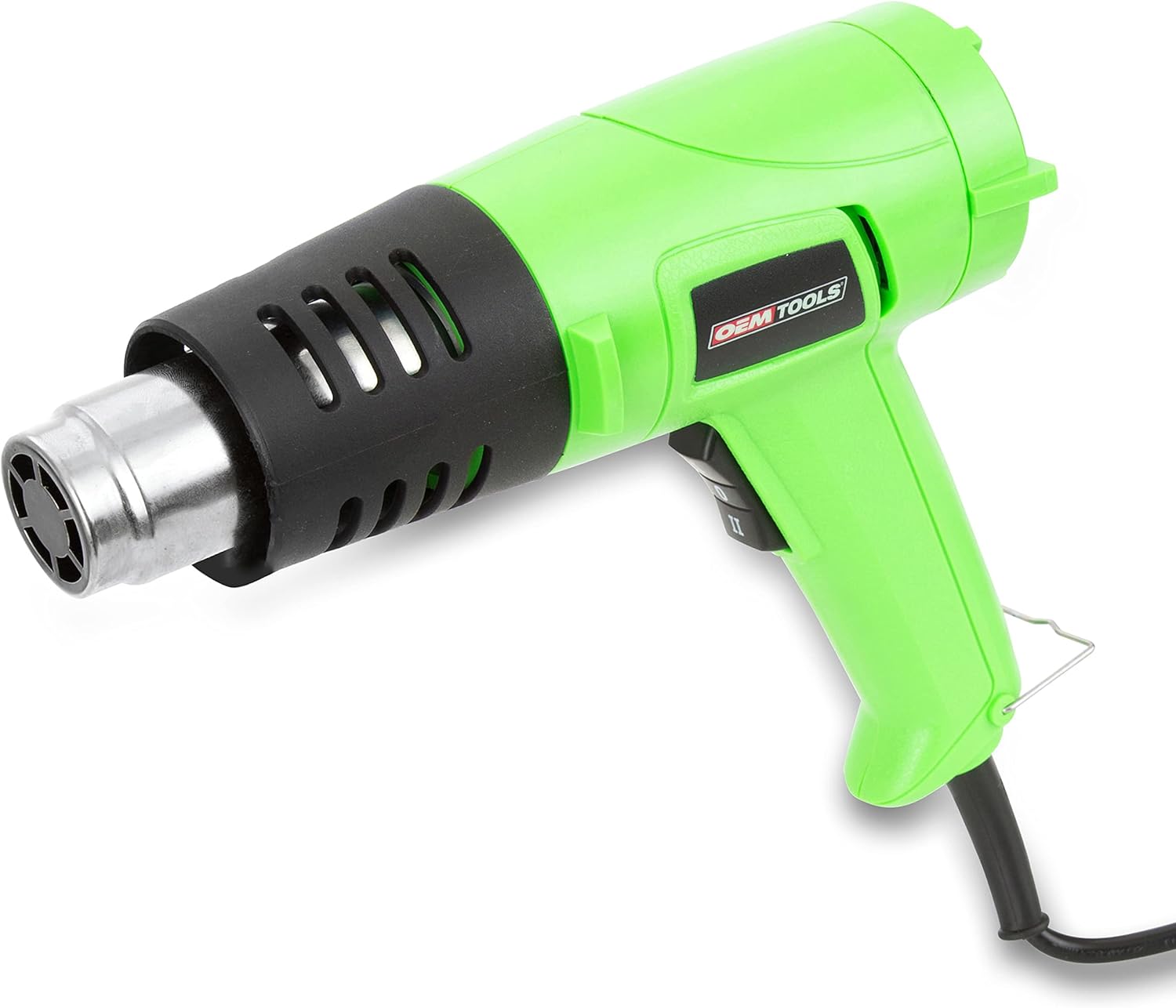 OEMTOOLS 24665 Pistola de calor de doble temperatura, soplador de aire caliente con cable de 1200 W, pistola de calor de tienda de 120 V para