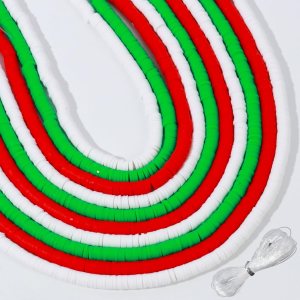 3600 cuentas de arcilla para hacer pulseras, 10 hebras planas redondas de arcilla polimérica de 0.236 pulgadas (0.236 in) cuentas Heishi para hacer 3600 cuentas de arcilla para hacer pulseras, 10 hebras planas redondas de arcilla polimérica de 0.236 pulgadas (0.236 in) cuentas Heishi para hacer