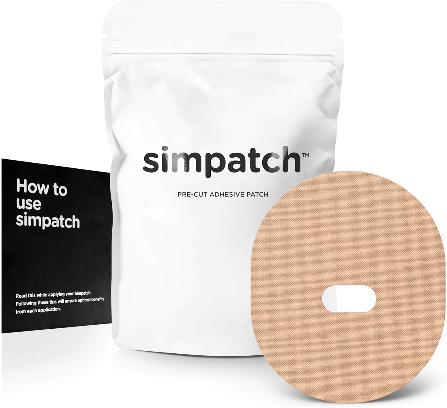 SIMPATCH Guardian, parche adhesivo Enlite (paquete de 25) (bronceado)