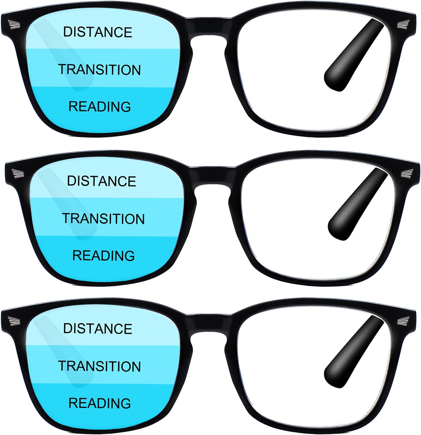 BONCAMOR Lentes de lectura multienfoque progresivo para hombres y mujeres paquete de 3 unidades antifatiga ocular de calidad para lectores de BONCAMOR Lentes de lectura multienfoque progresivo para hombres y mujeres paquete de 3 unidades antifatiga ocular de calidad para lectores de