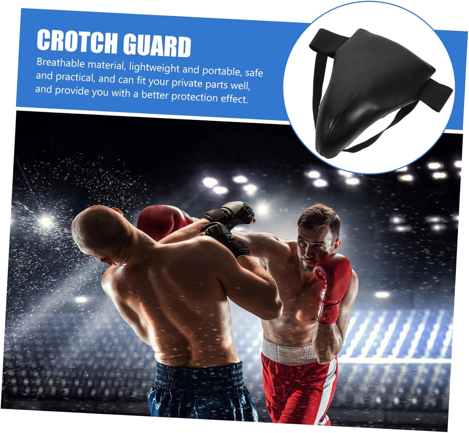 Protector de entrepierna de boxeo para copa atlética, accesorios de ejercicio, protector de entrepierna reutilizable, protector de ingle