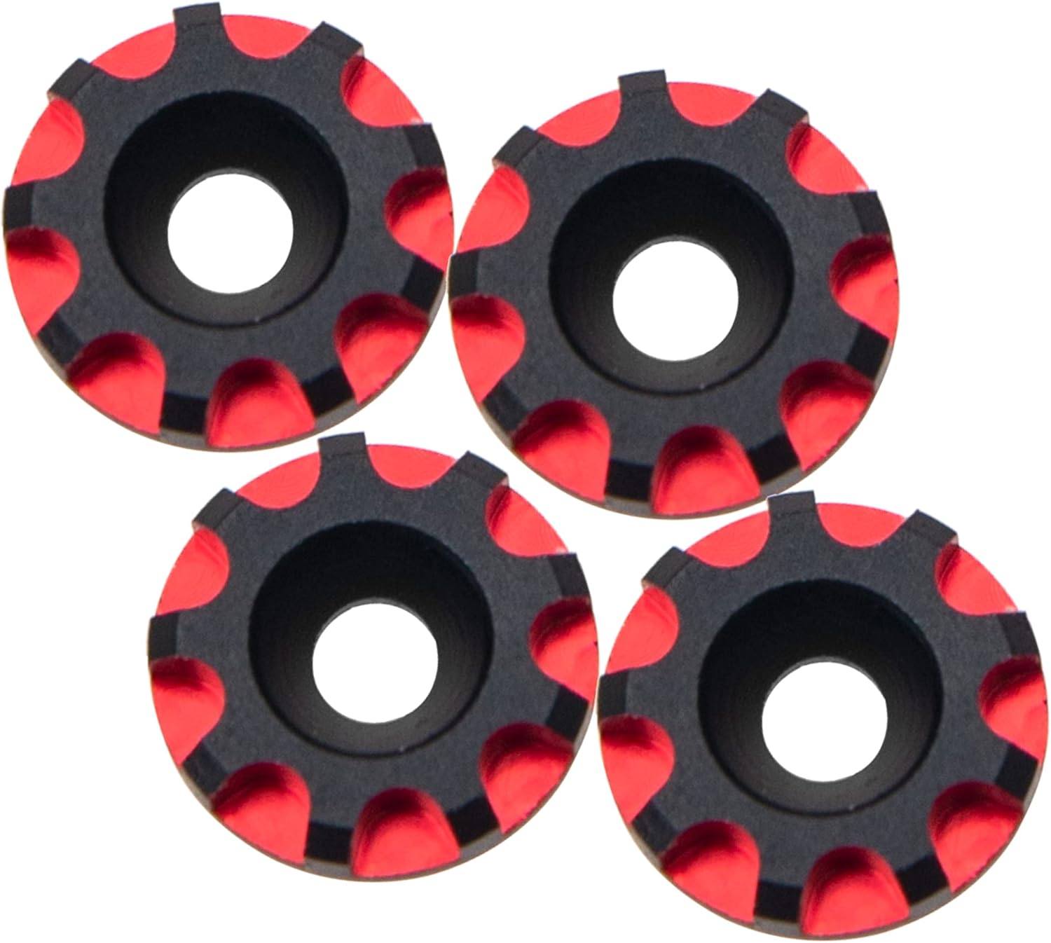 Paquete de 4 juntas universales de botones de ala trasera compatibles con Arrma Traxxas HPI HSP Redcat Axial Tamiya 110 RC Off Road Buggy Racing Car