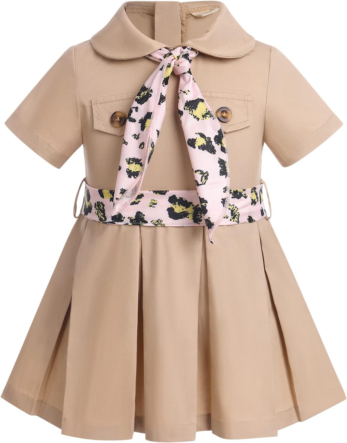 IBTOM CASTLE Conjunto de ropa de primer cumpleaños para niña, camiseta de manga corta + pantalones cortos con volantes + diadema de princesa pastel