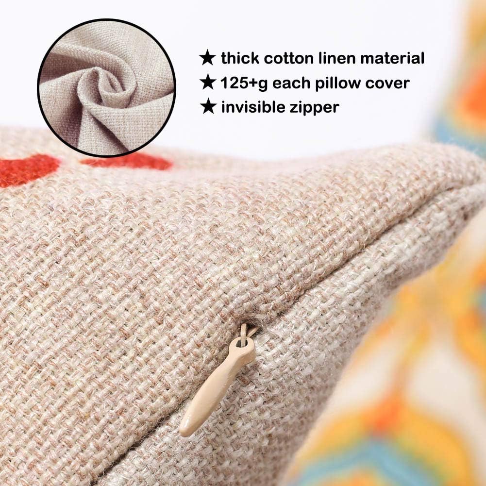 TRENDIN Funda de almohada navideña para sofá, 12 x 20 pulgadas, decoración navideña de granja, funda de almohada lumbar para el hogar, sofá, color
