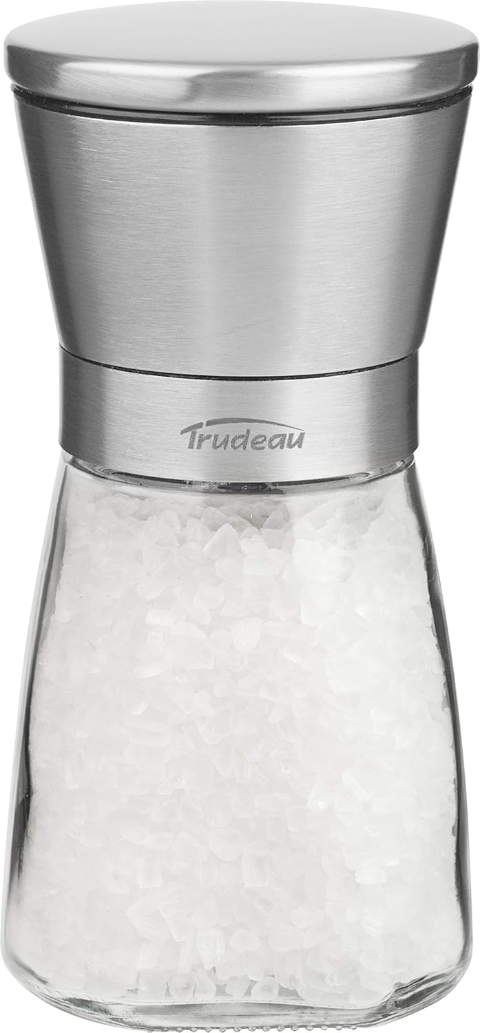 Trudeau Molino de sal de 6 pulgadas, 6 pulgadas, acero inoxidable
