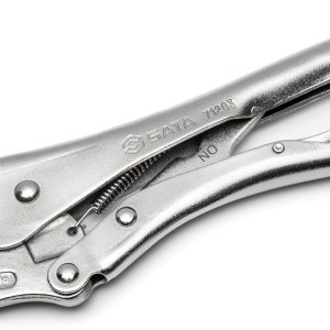 SATA Alicates de bloqueo de mandíbula recta de 10 pulgadas, con un cuerpo de acero de aleación de molibdeno cromado y un cortador de alambre SATA Alicates de bloqueo de mandíbula recta de 10 pulgadas, con un cuerpo de acero de aleación de molibdeno cromado y un cortador de alambre