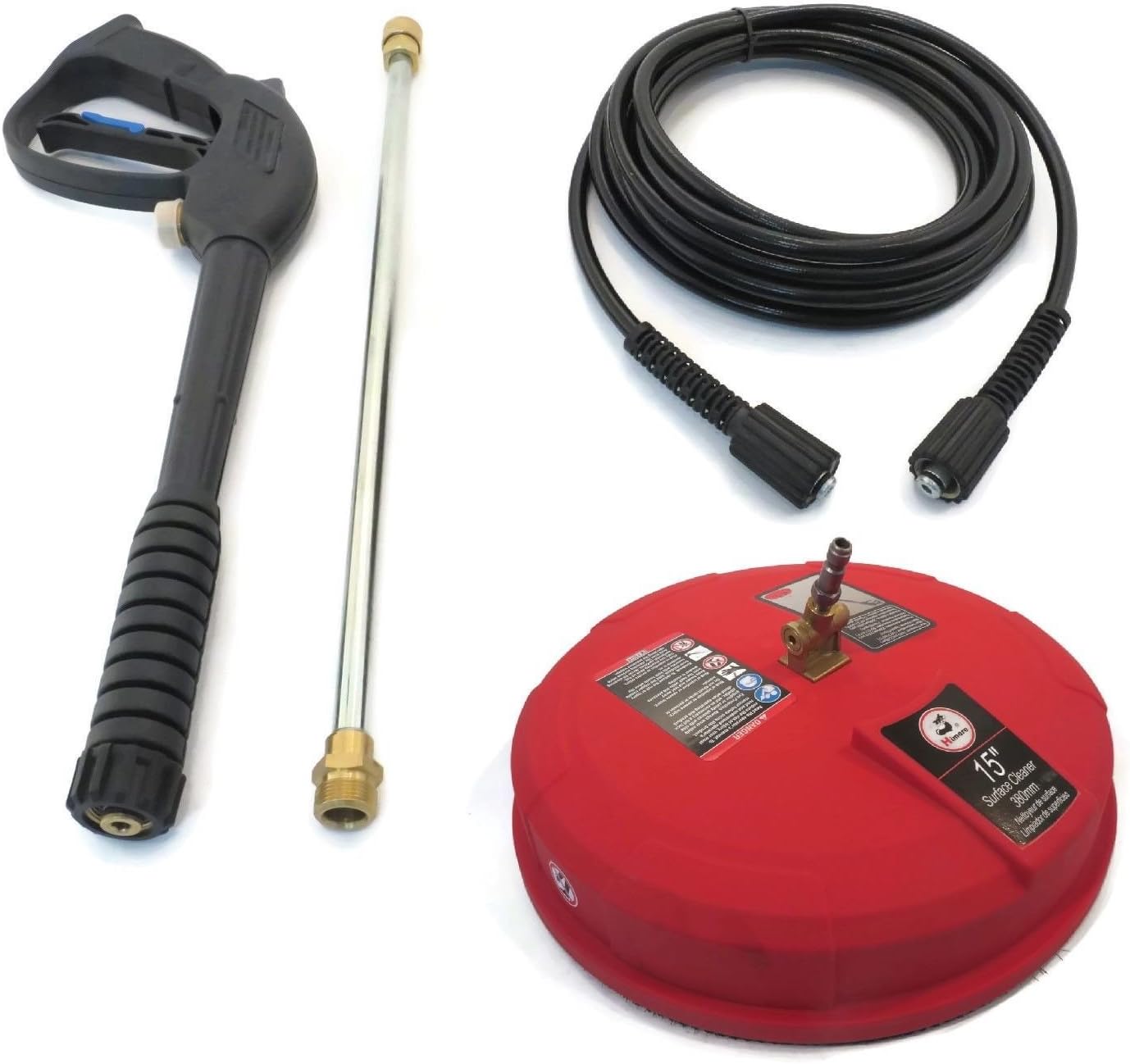 The ROP Shop 020241 020242 – Pistola de spray, vara, manguera, kit limpiador de superficie