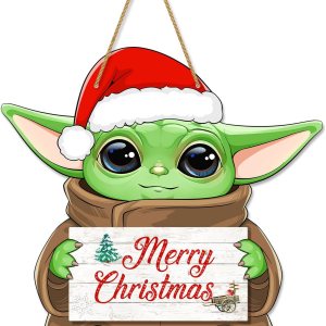 Decoración navideña para puerta delantera, letreros colgantes para decoración navideña, letrero de Feliz Navidad, suministros de fiesta temática de Decoración navideña para puerta delantera, letreros colgantes para decoración navideña, letrero de Feliz Navidad, suministros de fiesta temática de