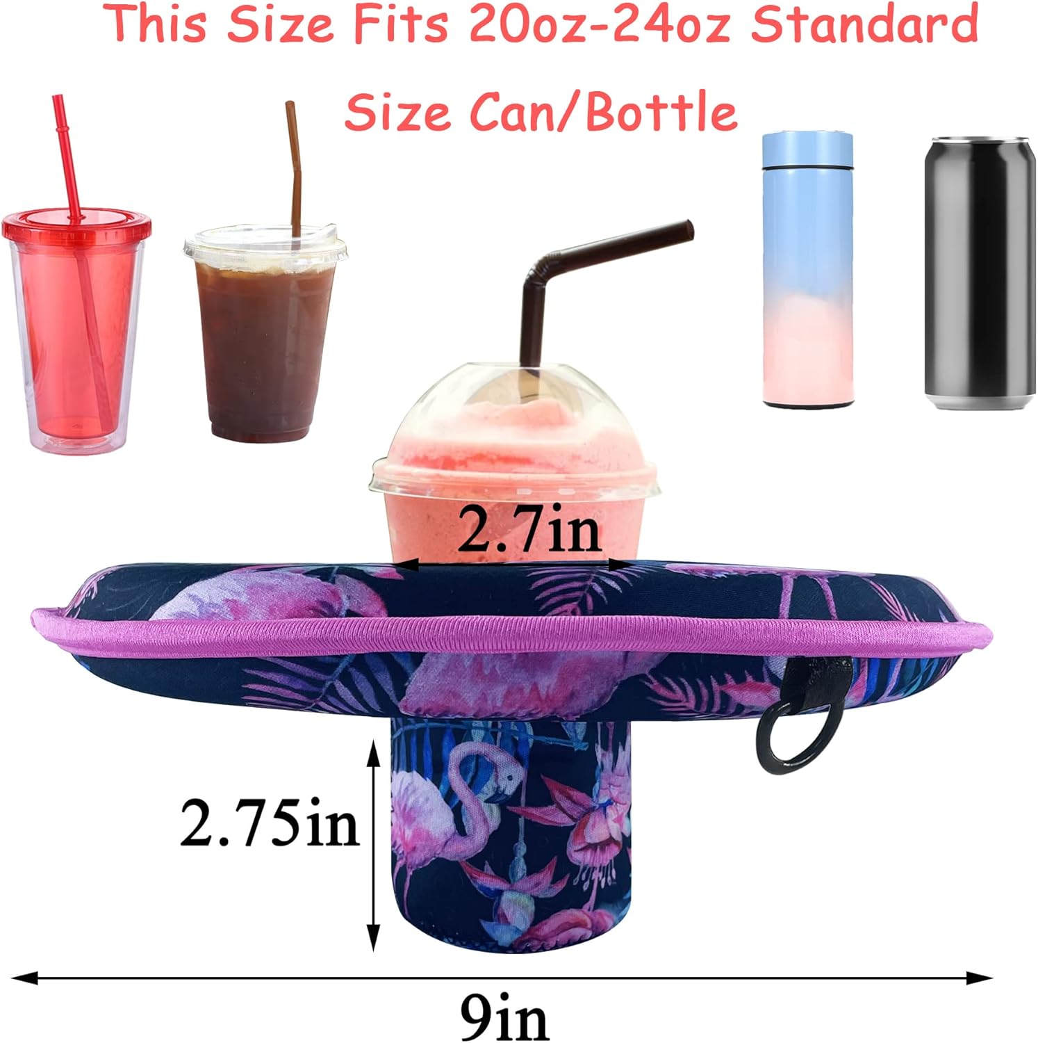 Bexbchh Soporte flotante para bebidas de neopreno para piscina, posavasos flotantes, portavasos de piscina para bebidas, flotadores para bebidas de
