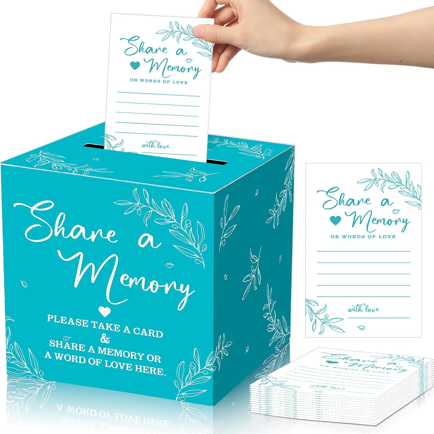50 tarjetas de memoria para colecciones de vida, tarjetas de memoria, ideas de tarjetas de invitados para funerales, graduaciones, bodas, despedidas