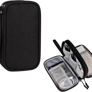 Organizador de electrónica, pequeño organizador de electrónica, organizador de cables electrónicos, estuche de viaje, organizador de bolsa de Organizador de electrónica, pequeño organizador de electrónica, organizador de cables electrónicos, estuche de viaje, organizador de bolsa de