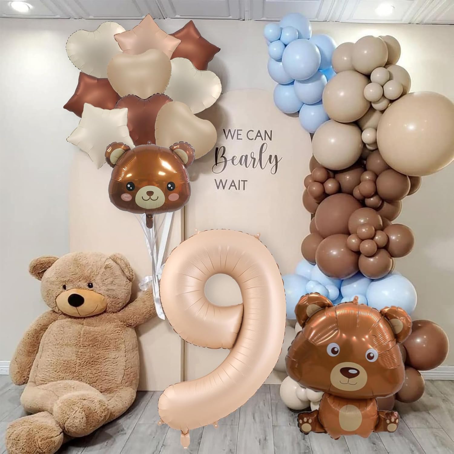 23 globos de oso, globos de oso de 40 pulgadas, globos de oso de peluche de 40 pulgadas, globos de cumpleaños, globos de aluminio de animales para