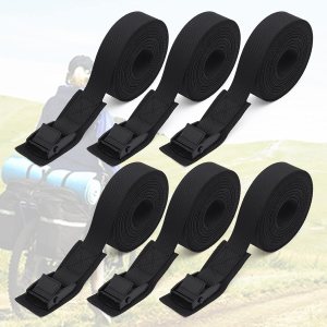 Correas de amarre de 6.6 pies con hebillas de leva ajustables, correas de sujeción de hasta 550 libras para embalaje, carga, equipaje, motocicletas, Correas de amarre de 6.6 pies con hebillas de leva ajustables, correas de sujeción de hasta 550 libras para embalaje, carga, equipaje, motocicletas,