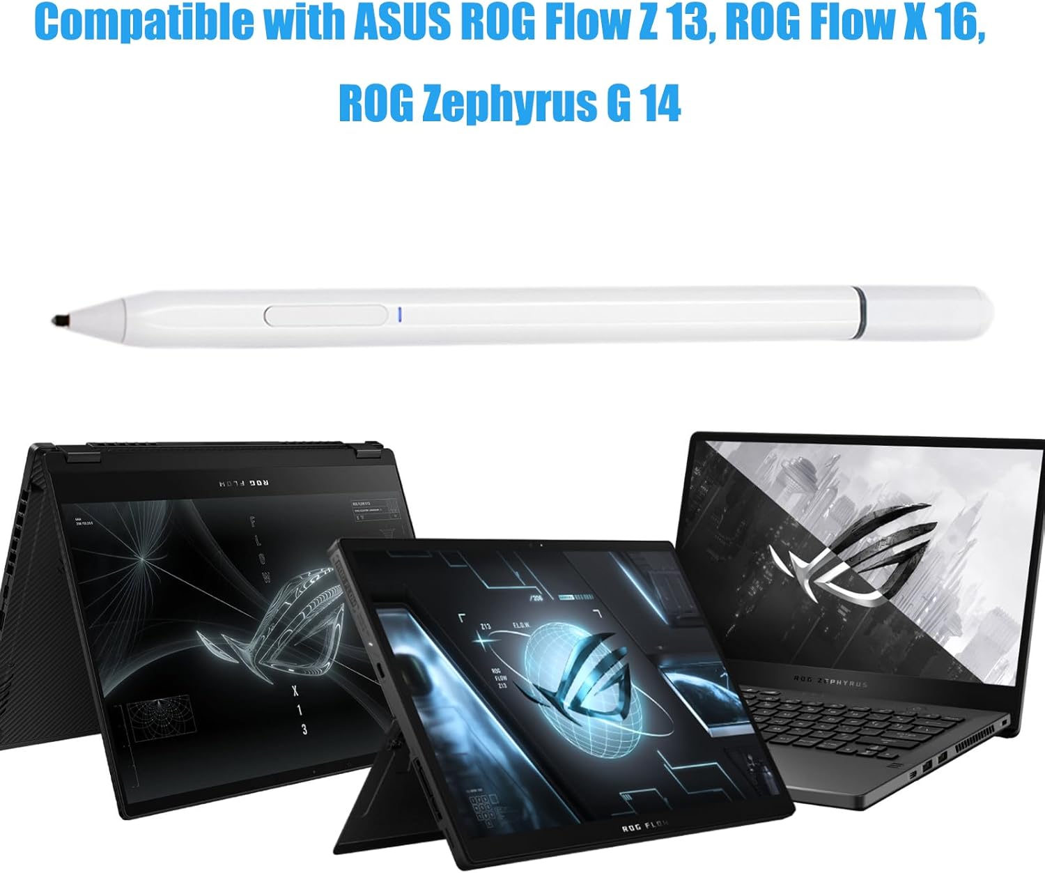 Bolígrafo activo recargable 2.0 (SD0113) compatible con ASUS Active Pen SA201H compatible con ASUS ROG Flow Z 13