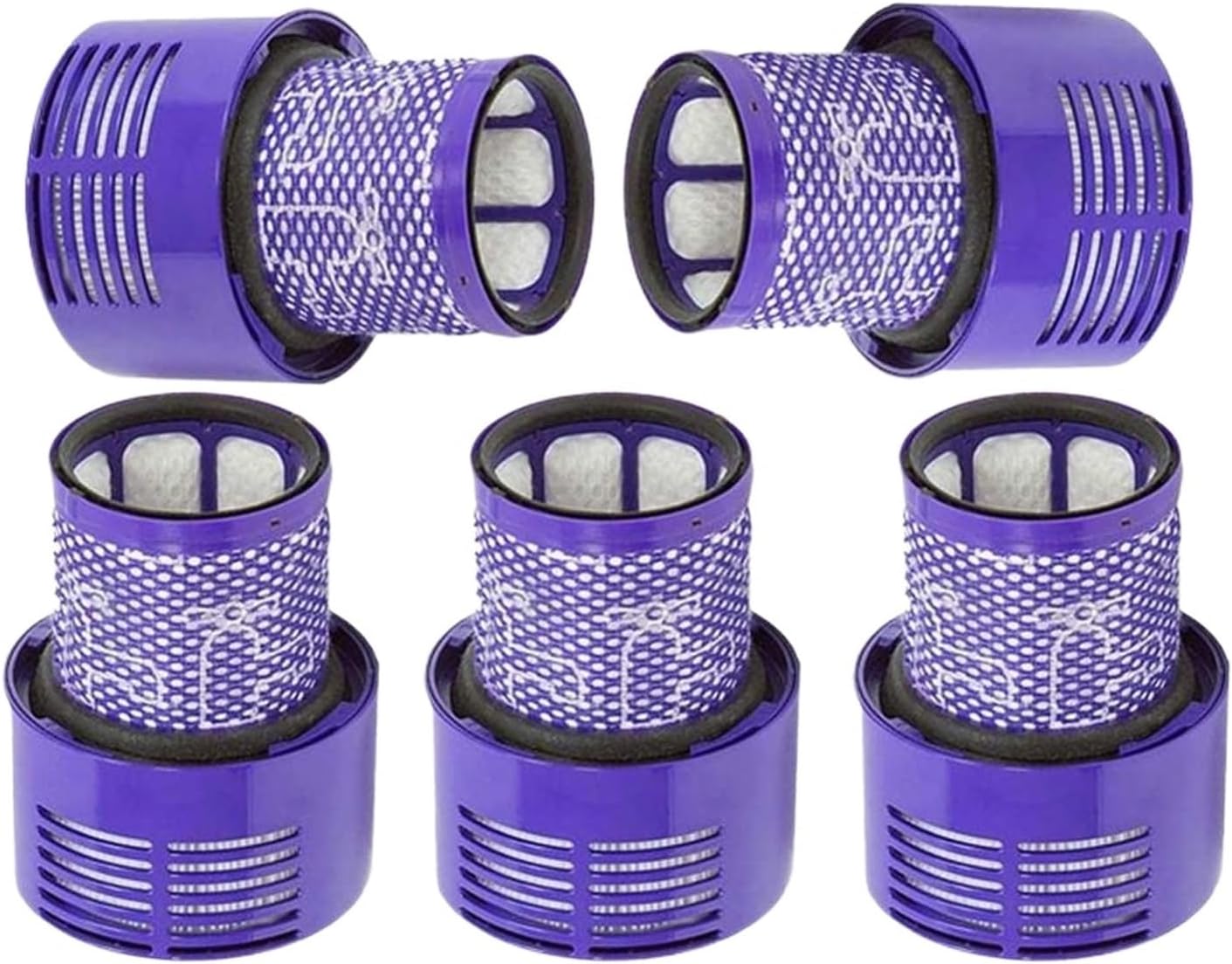 Filtro lavable HEPA Unidad para animales ciclones limpieza completa completa filtro de aspirador accesorios compatible con Dyson V10 SV12 (color  5