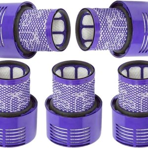 Filtro lavable HEPA Unidad para animales ciclones limpieza completa completa filtro de aspirador accesorios compatible con Dyson V10 SV12 (color  5 Filtro lavable HEPA Unidad para animales ciclones limpieza completa completa filtro de aspirador accesorios compatible con Dyson V10 SV12 (color  5
