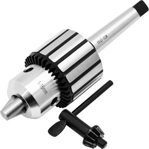 Portabrocas de 132″- 58″ con vástago MT2 (MT2-JT33), cono Morse No. 2, portabrocas resistentes con llave de mandril Portabrocas de 132″- 58″ con vástago MT2 (MT2-JT33), cono Morse No. 2, portabrocas resistentes con llave de mandril