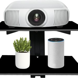 SIMOND STORE – Estantes centrales de entretenimiento de pared – Estante para proyector – Estantes flotantes para TV, reproductores de DVD, consolas SIMOND STORE – Estantes centrales de entretenimiento de pared – Estante para proyector – Estantes flotantes para TV, reproductores de DVD, consolas