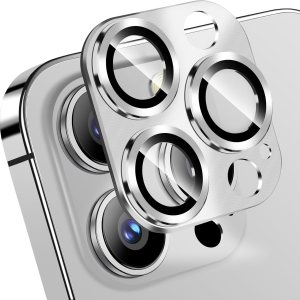 QHOHQ Paquete de 3 protectores de lente de cámara para iPhone 15 Pro MaxiPhone 15 Pro, cubierta de cámara de una pieza de aleación de zinc, versión QHOHQ Paquete de 3 protectores de lente de cámara para iPhone 15 Pro MaxiPhone 15 Pro, cubierta de cámara de una pieza de aleación de zinc, versión