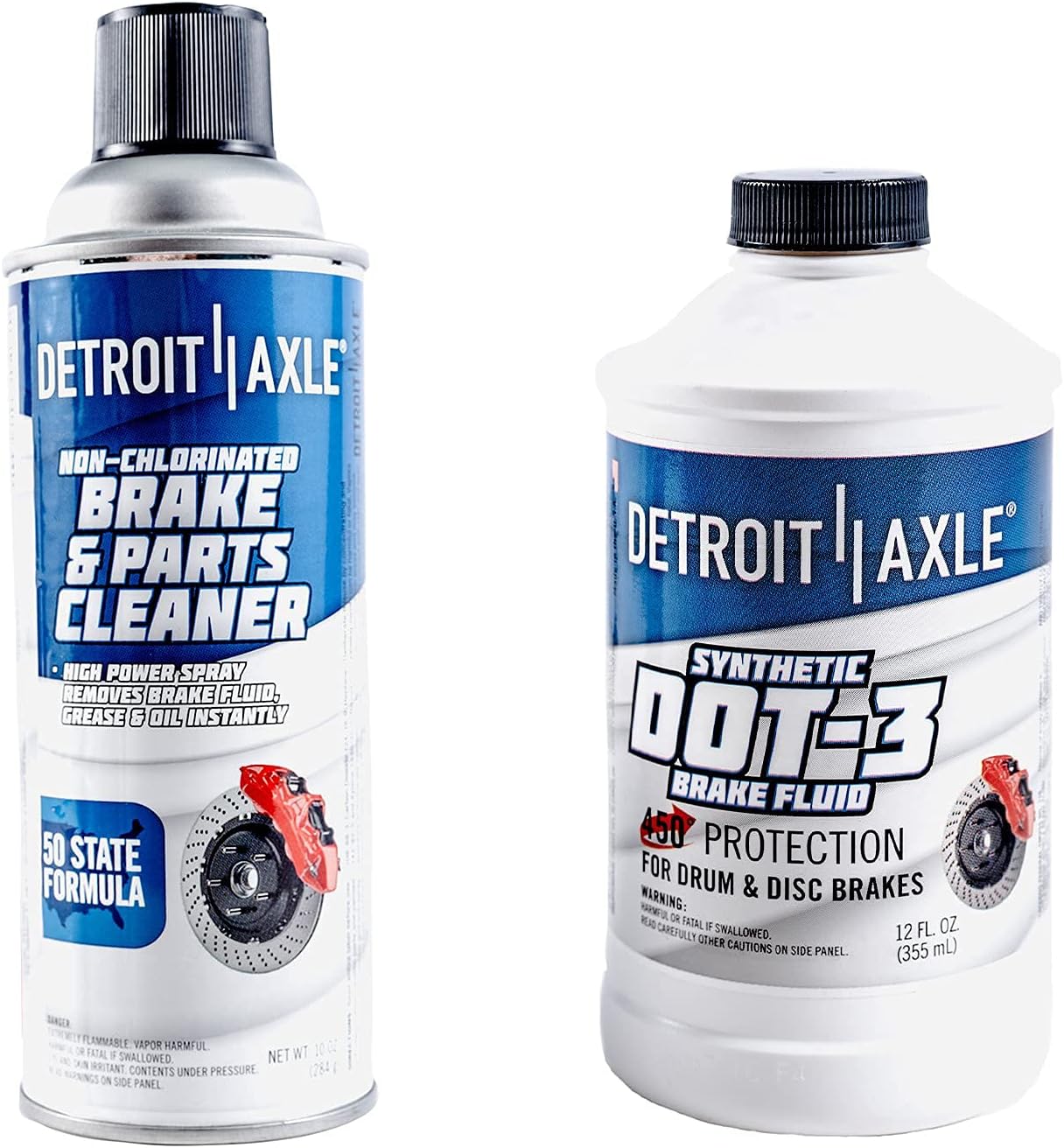 Detroit Axle – Kit de freno delantero para Volkswagen Jetta Passat Beetle EOS CC Audi A3 TT Quattro Rotores de freno perforados y ranurados y
