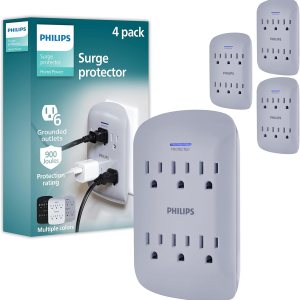 Philips – Plantilla de protección de sobrecarga para toma de corriente Philips – Plantilla de protección de sobrecarga para toma de corriente